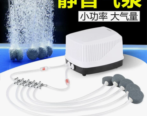 森森增氧泵氧气泵大功率超静音鱼缸充氧泵水族...
