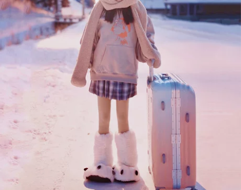 R1SE联名款破晓色小清新创造营同款行李箱潮