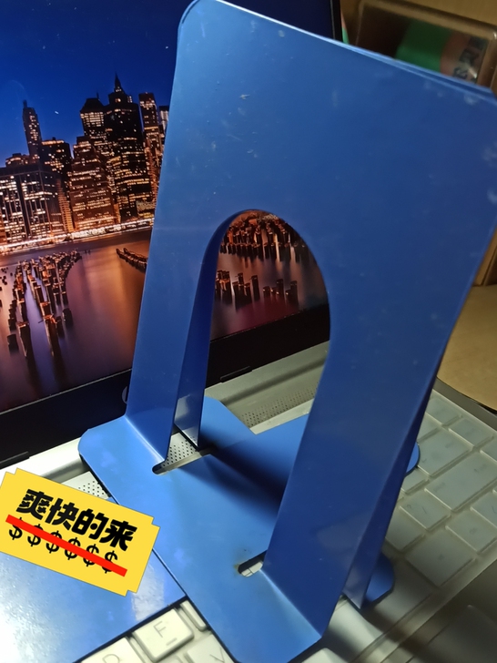 可能是铁的书立一对