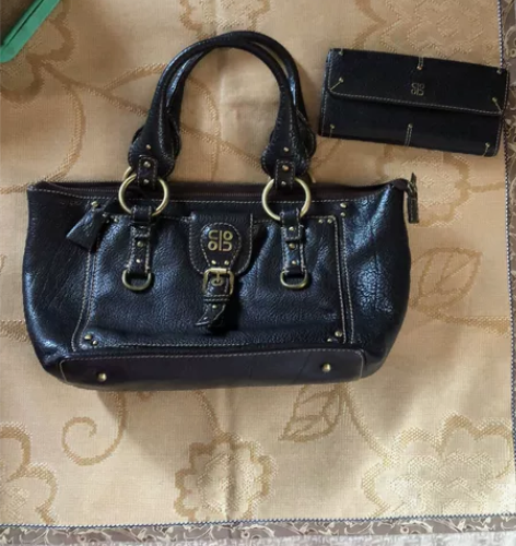 cobo羚羊 牛皮手提包+钱包 使用过，有...