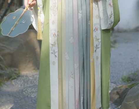 兰若庭 汉服 宋制 百迭 宋抹 对襟 吊带...