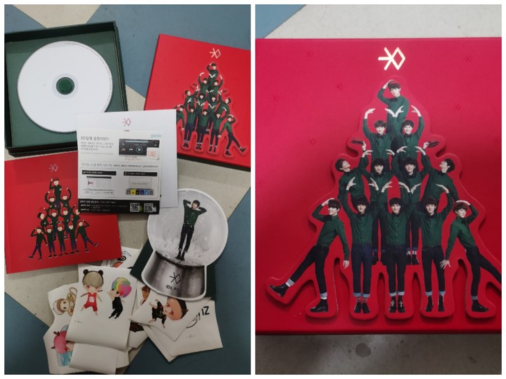EXO的专辑，追星的时候买的，打开看了看也...