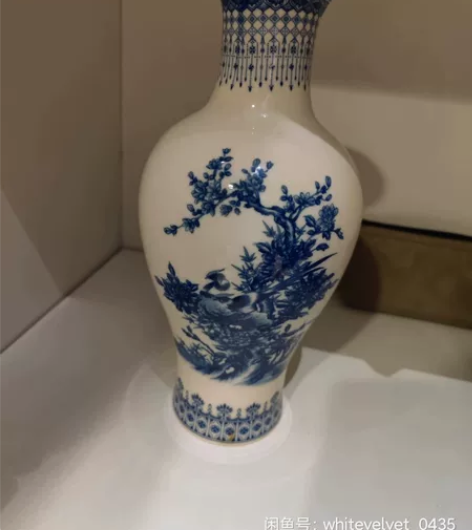 陶瓷器花瓶摆件青花瓷花瓶插花新中式家居客厅...