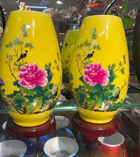 景德镇花瓶陶瓷玄关装饰品客厅新房中式工艺品...