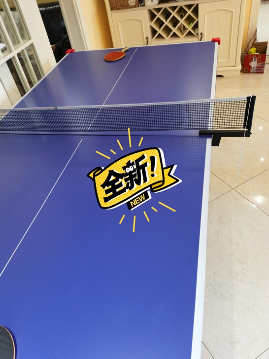 室内家用可折叠式乒乓球桌标准带轮可移动比赛...