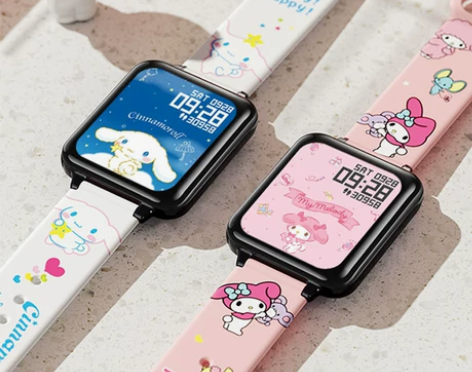 三丽鸥联名智能手表女学生迪士尼儿童防水运动...