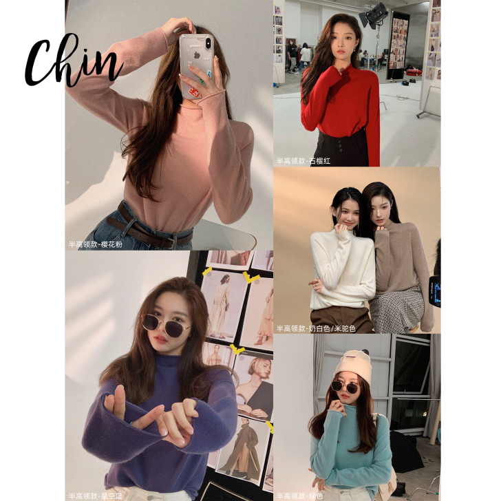 现货7900件 羊绒衫女100纯羊绒打底衫...