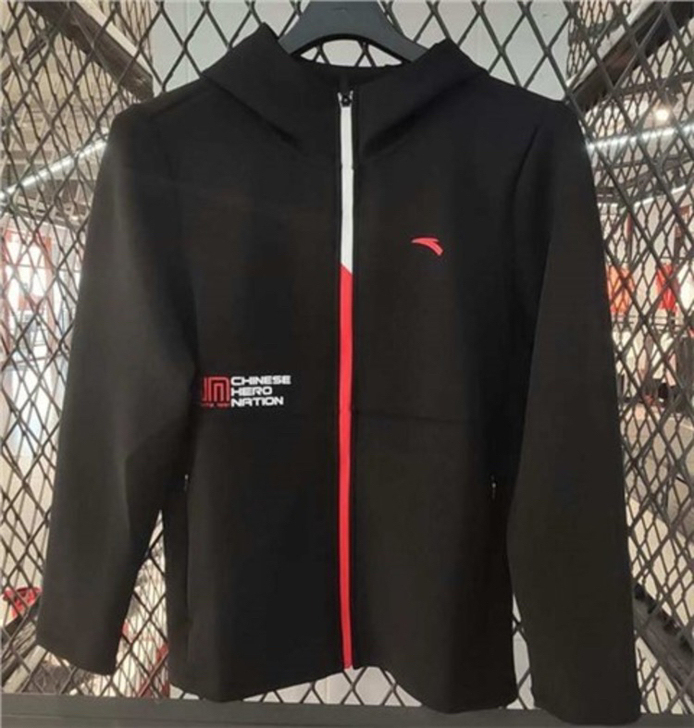 安踏男装2020秋季针织运动上衣男棉透气连...