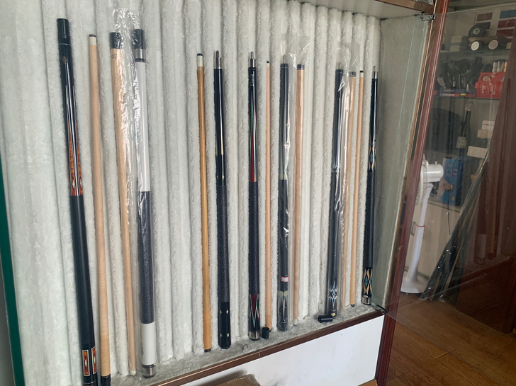 达芬尼 台球杆 冲杆，黑洞台球杆