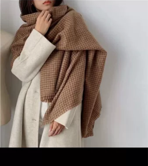衣香丽影，秋冬围巾，2m*0.8m，不退换...