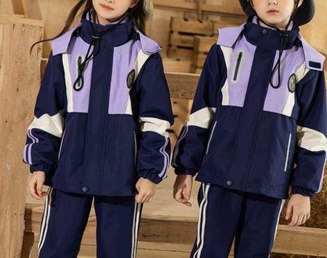 小学生校服秋冬套装学院风班服冲锋衣三件套加...