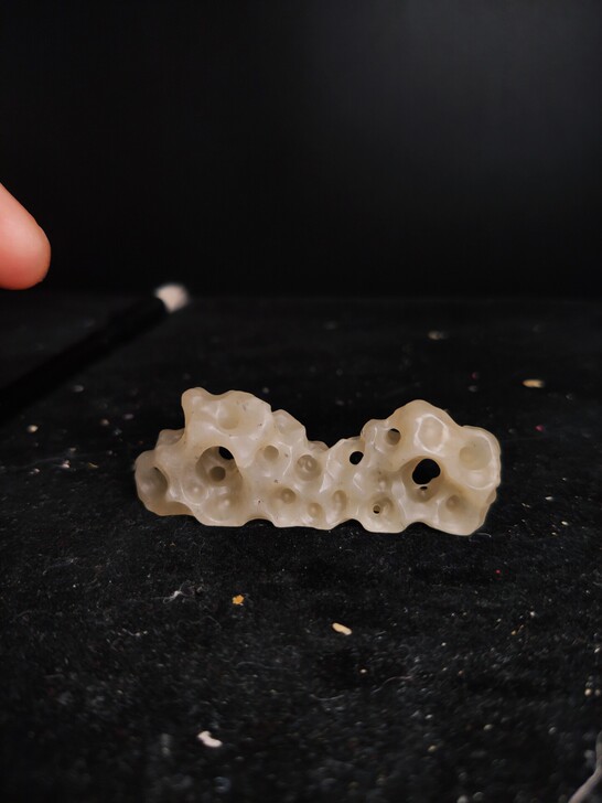 仿太湖石笔架茶搁。文玩摆件  镇尺