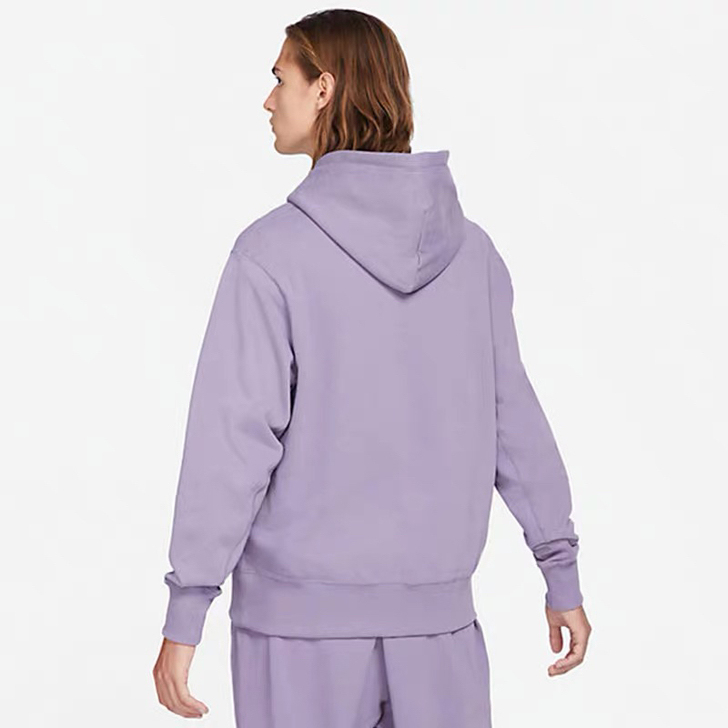 NIKE耐克卫衣男运动服2021秋季新款紫...