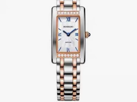 罗西尼旗舰店手表女正品简约气质小方表复古方...