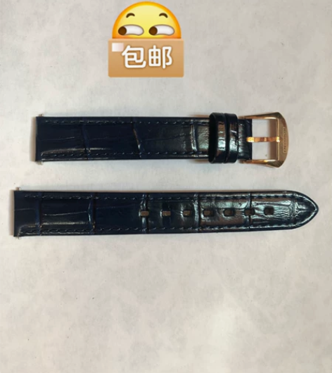 罗西尼原装表带 尺寸：15-13 颜色：蓝...