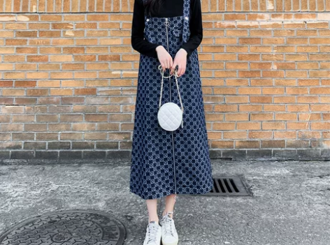 背带裙 背带连衣裙2022新款女装秋季两件...