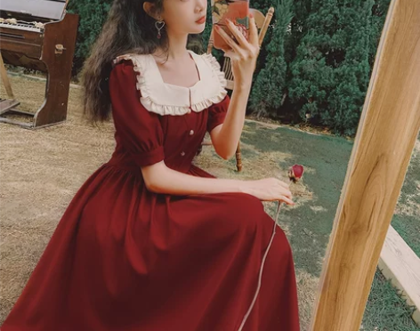 唐装女 中国风女装甜美复古文艺长裙中式汉服...