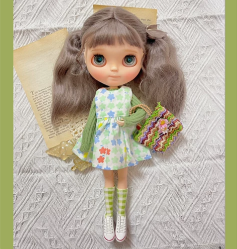 Blythe小布娃衣 闲置娃衣 田园风休闲...