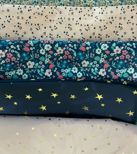 羽绒服面料,小碎花,小星星。10元一米。除...
