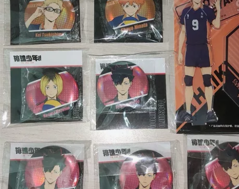 【出】排球少年 镭射徽章 吧唧 星河动漫 ...