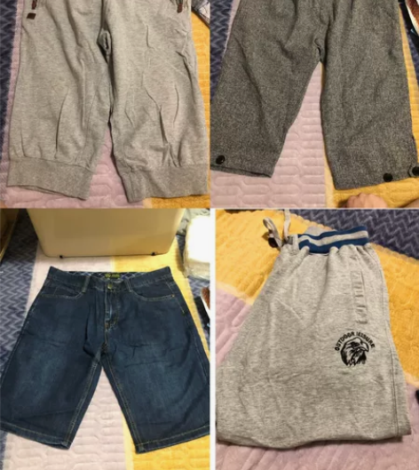 男士短裤30一条！  图2腰围86有松紧，...