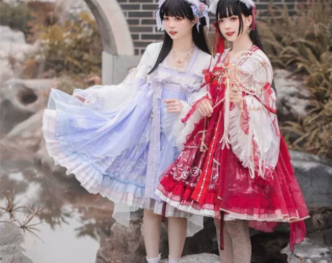 屿鹿 猫科小甜饼原创LOLITA中华风重工...