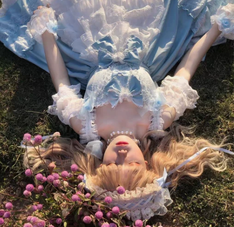 【出租】白糖少女蔷薇之恋洛丽塔 连衣裙?手...