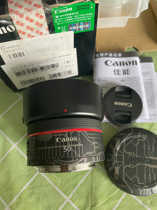 国行rf 50 F1.8 佳能eos rp...