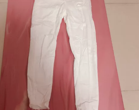 休闲裤颜色百搭白色料子很好 平时穿瑜伽服多...