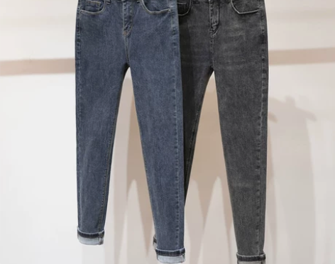 大码牛仔裤女胖MM保暖裤子冬显瘦高腰弹力2...