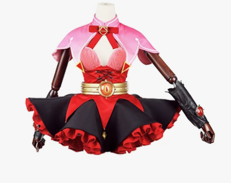 多肉君 王者cos服 安琪拉暗夜萝莉cos...