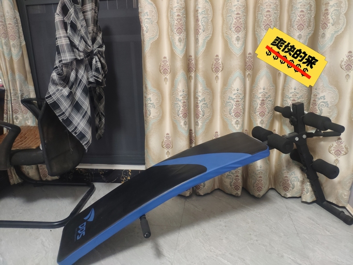 自定义八成新仰卧起坐健身器材,家用仰卧板,...