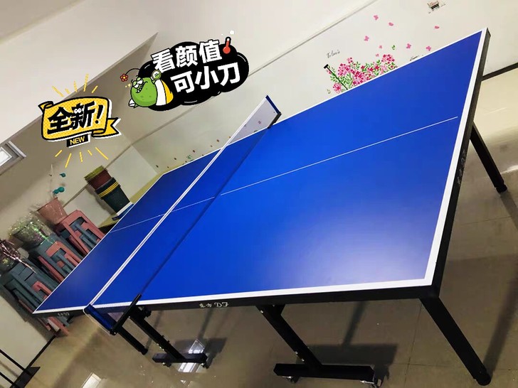 处理仓库春节买的一批折叠乒乓球台  国标尺寸