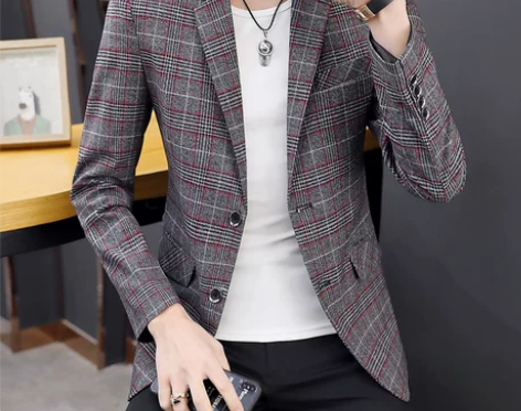 西服外套男2022年春秋韩版帅气单件上衣秋...