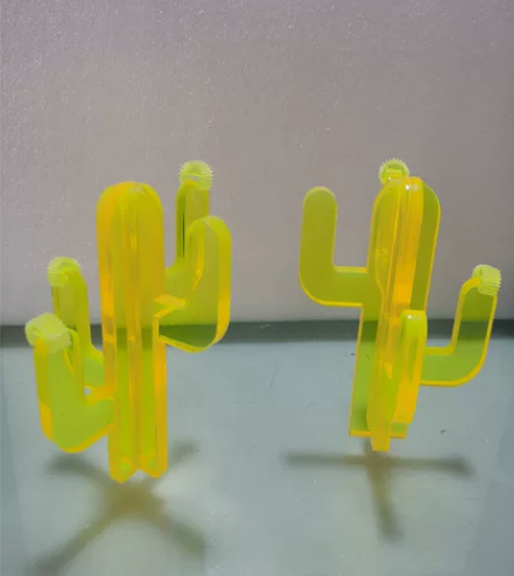 桌面仙人掌摆台亚克力迷你道具居家创意摆件 ...