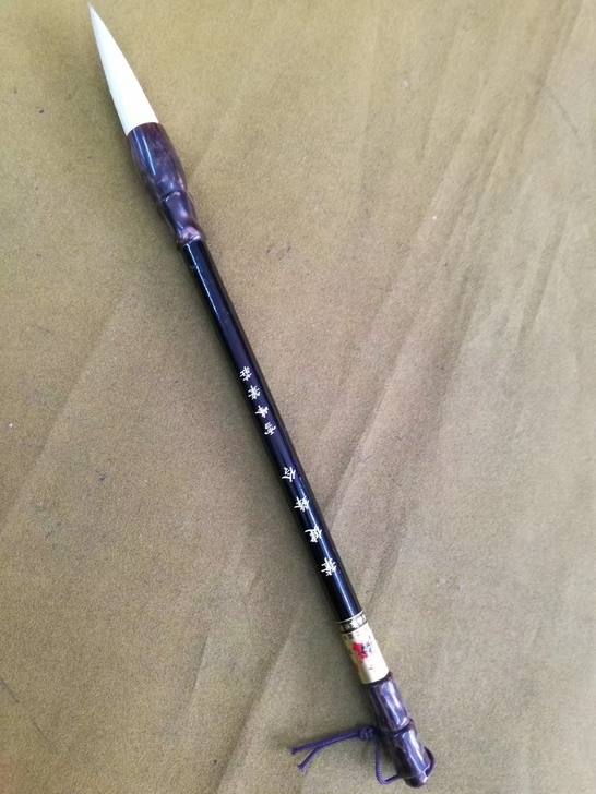 笔健锋伶  羊毫斗笔，实用型不可多得的好笔...