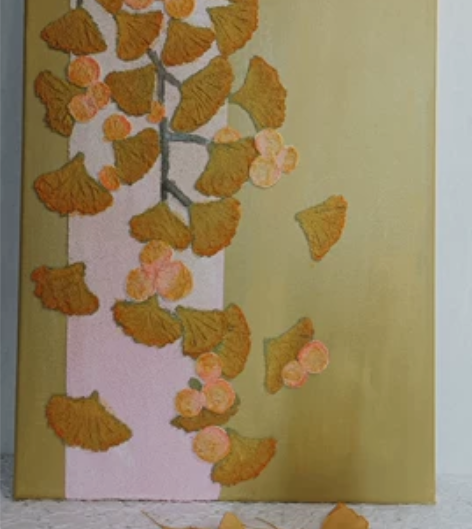 丙烯肌理画 画框30*40棉布全新￥30