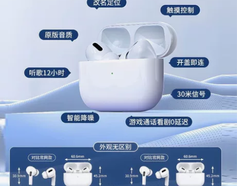 【抖音爆款】无线蓝牙耳机新款华强北三代高音...