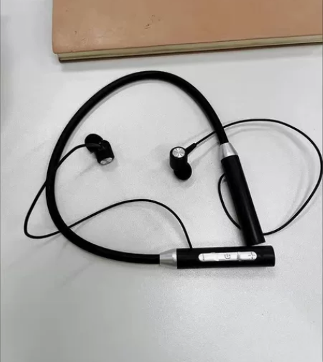 无线蓝牙耳机 长续航运动挂脖式  黑色 包...