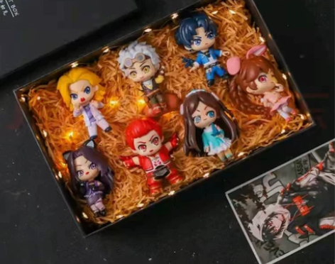 斗罗大陆盲盒动画人物手办模型七怪全套礼物唐...