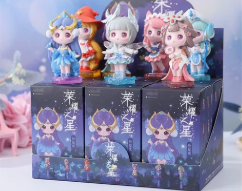 荣耀之星盲盒摆件动漫人物小乔妲己貂蝉王昭君...