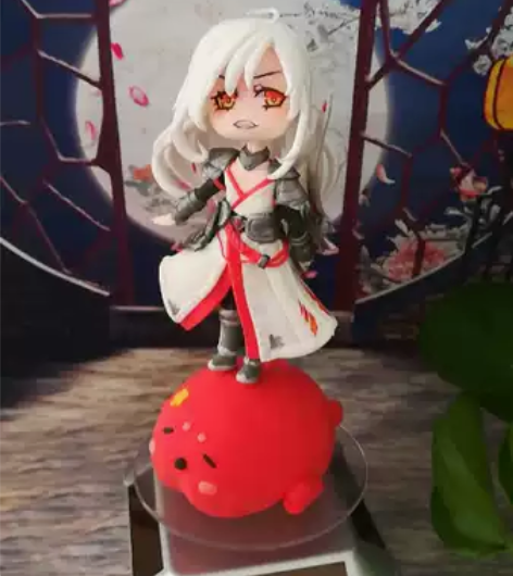 超轻粘土q版手办王者荣耀李白凤求凰皮肤 包...