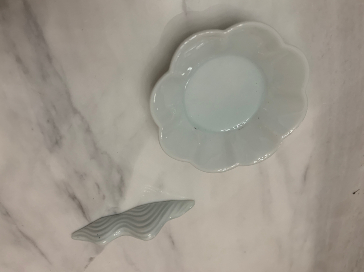 墨水汁盘，毛笔架