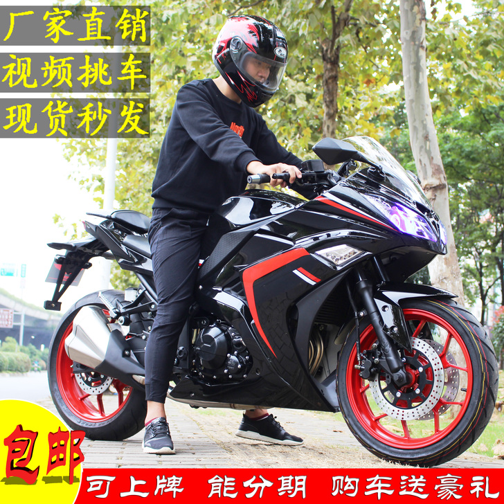 摩托车国四电喷跑车公路趴赛小忍者地平线重型...