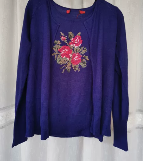 剪标 开衫 吊带 背心 一套 85新的开衫...