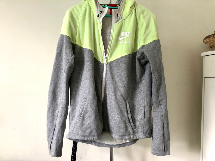 NIKE耐克纯棉休闲开衫帽衫加绒圆领卫衣