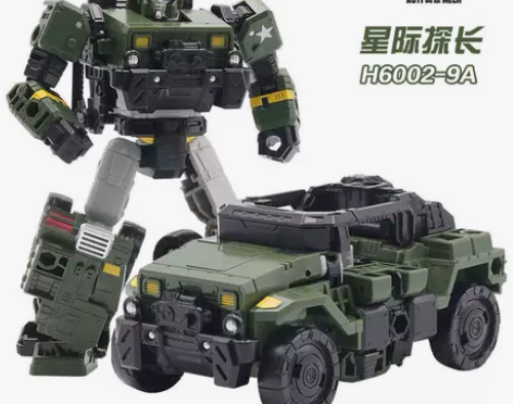 黑曼巴变形玩具6002-9围城系列探长横炮...