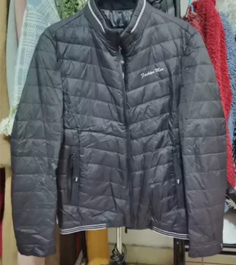170码男士羽绒服，平时穿多大号拍多大 好...