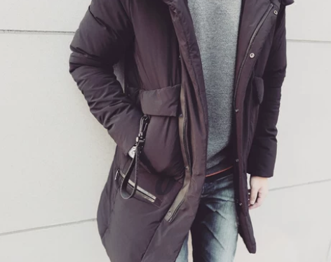 八公八婆 帅酷中长款男士羽绒服 军绿色色 ...