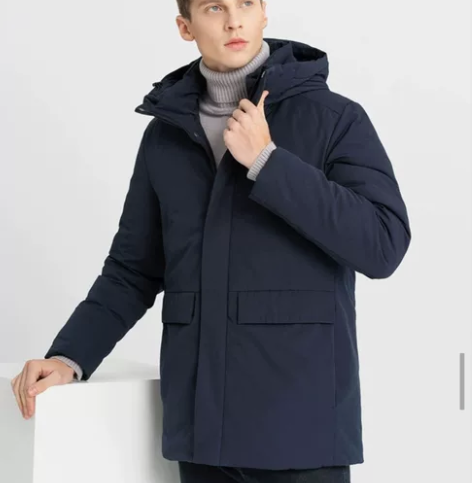 全新雪中飞男羽绒服 175码，高山蓝色，灰...